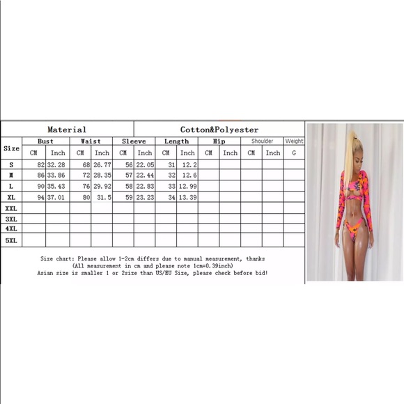 Long Sleeve Swimsuit - Picture 3 of 3